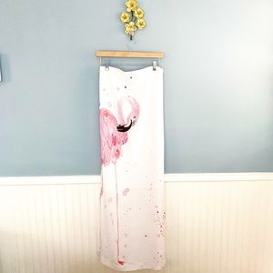 Rachel Roy Watercolor Graphic Maxi Dress 0 🌴💕